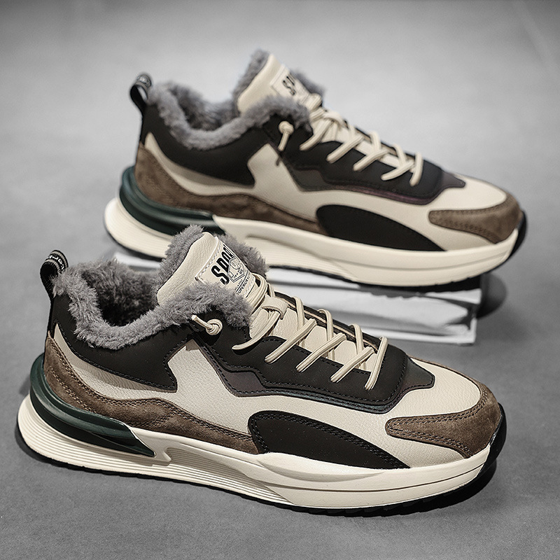 Zapatos de hombre invierno 2023 nuevos deportes casuales zapatos de argán hombres primavera retro malla caliente desodorante zapatos de moda