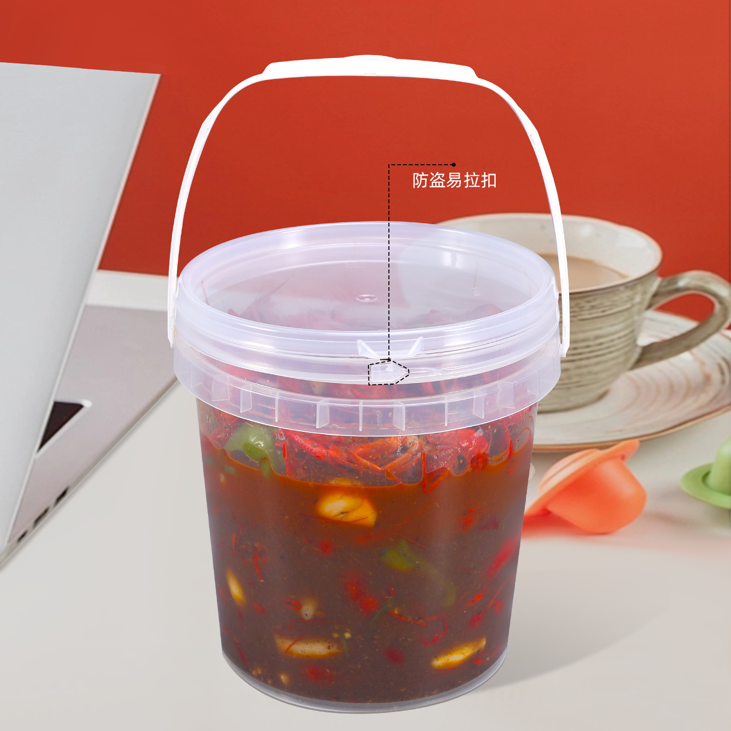 Raw pickled lobster packaging barrel lobster barrel sealed…