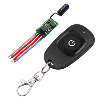 Low power consumption remote control switch module 3.3V ~ 12V single channel voltage switch suitable for solenoid valve motor LED