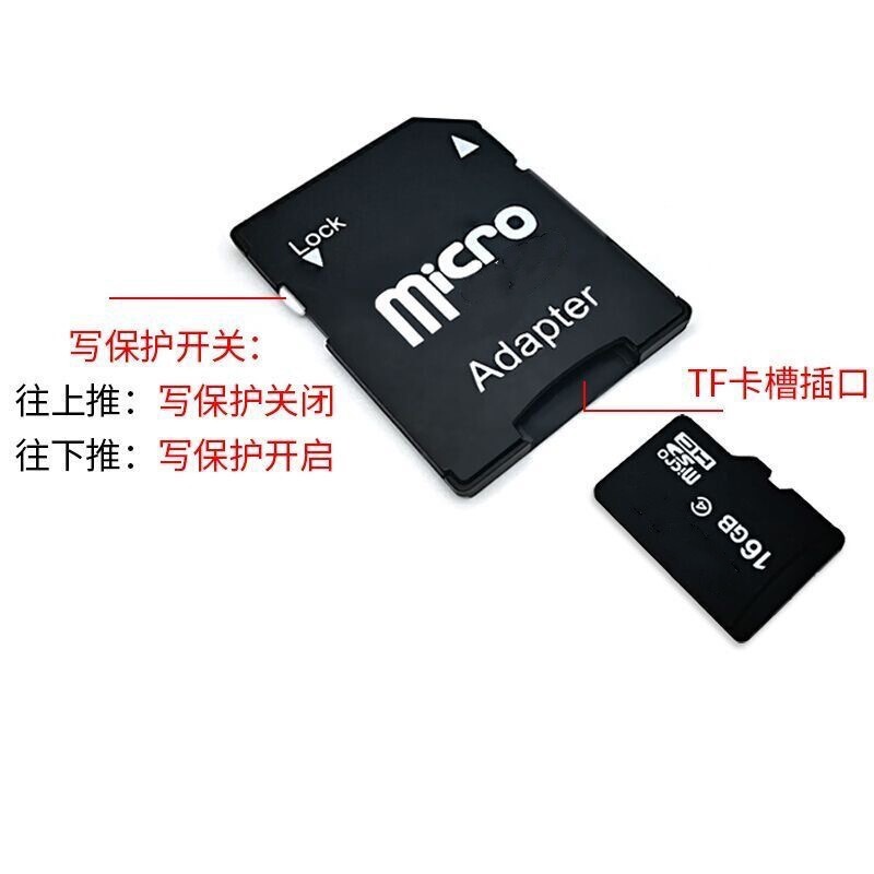 High-Quality Original Sd Card Holder Tf to Sd Card Adapter Camera Small Card to Large Card Adapter Wholesale