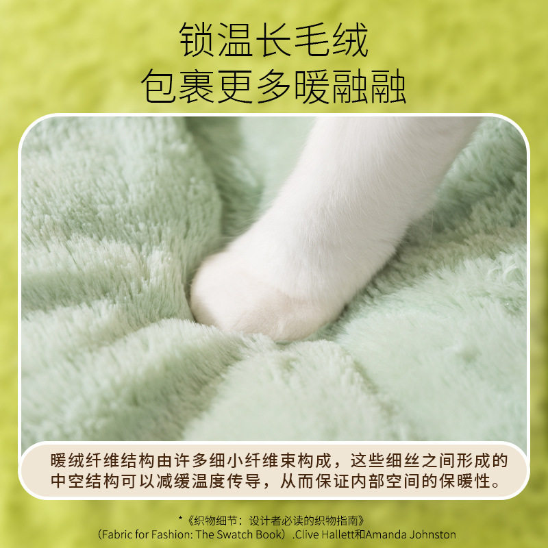 Otoño y invierno gatos extraños lindos dibujos animados ranas gatos nido Teddy perros pequeños perros cálidos a prueba de viento mascotas nido