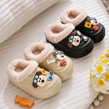 儿童棉拖鞋男童秋冬季新款女童卡通可爱宝宝家居室内防臭防滑棉鞋