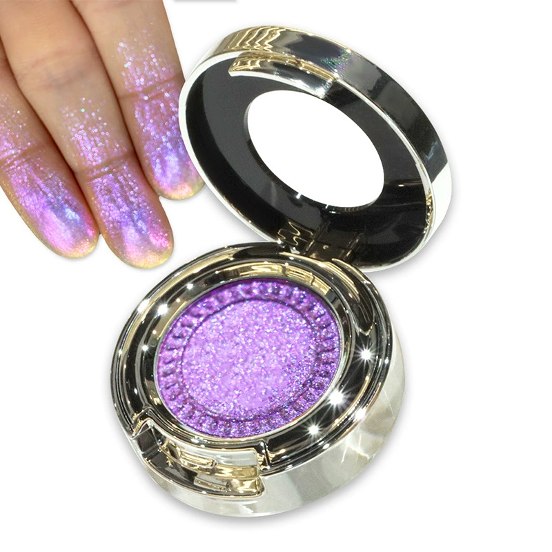Baked Eyeshadow OEM/ODM, Chameleon Glitter Shadow, Customizable Finish