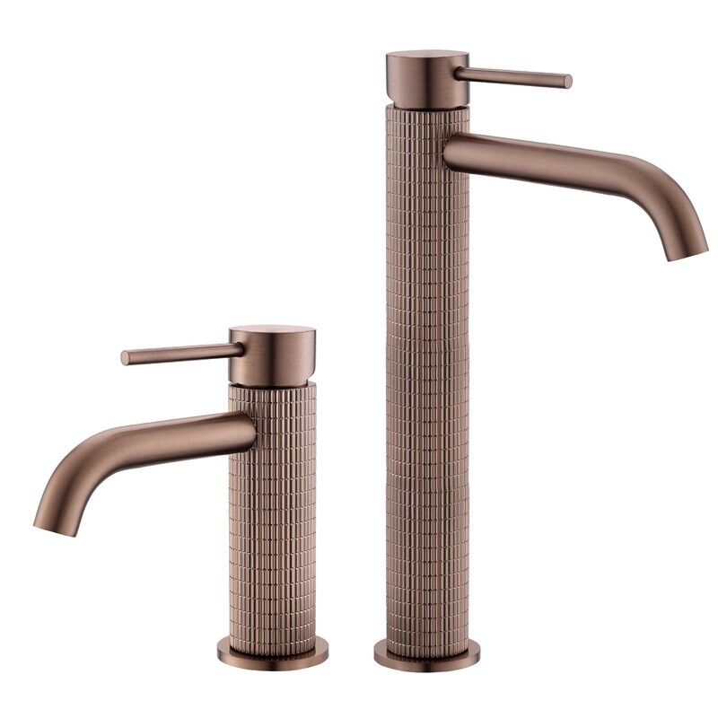 All Copper Rose Gold Table Basin Washbasin Faucet Art Basin Bathroom Home Highlight Gun Grey Basin Faucet