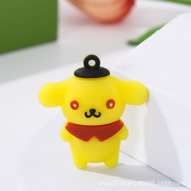 Ключница (Sanrio) кулон из силикона Kuromi, милый рождественский талисман, 3 × 1 × 4 см, assorted