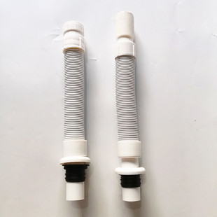 Sewer pipe plastic basin sewage pipe soft rubber head steel wire sewage pipe wash basin sewage pipe deodorant drainage