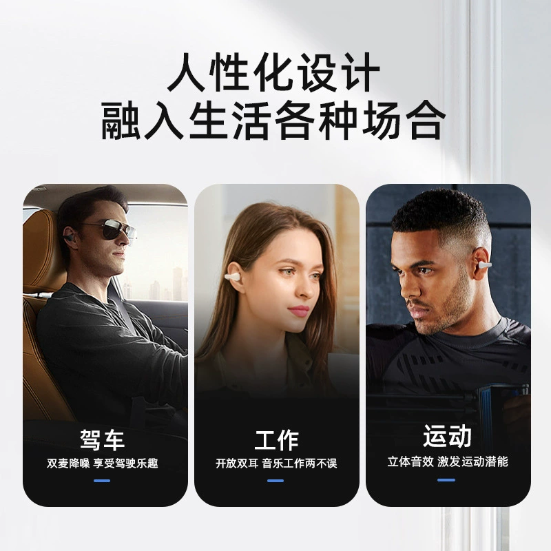 Наушник AIR6 с клипсой на ухо — Bluetooth, новый беспроводной, длительная автономная работа, спортивный бизнес-дизайн, вакуумный (не вставной), прямые продажи с фабрики