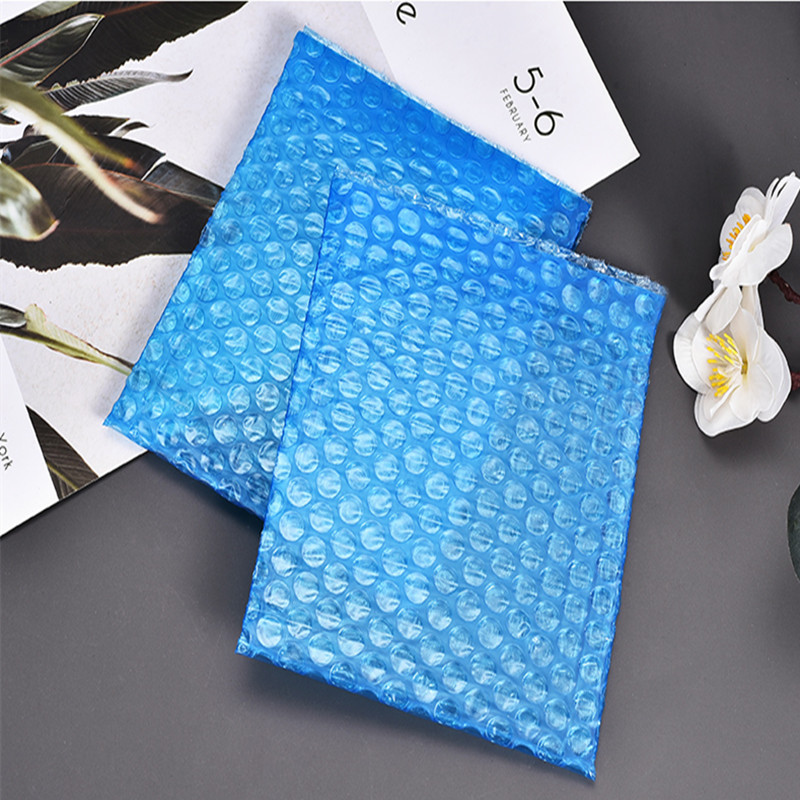 单双层黑色气泡袋防静电汽泡片快递打包防震加厚泡泡膜气泡卷