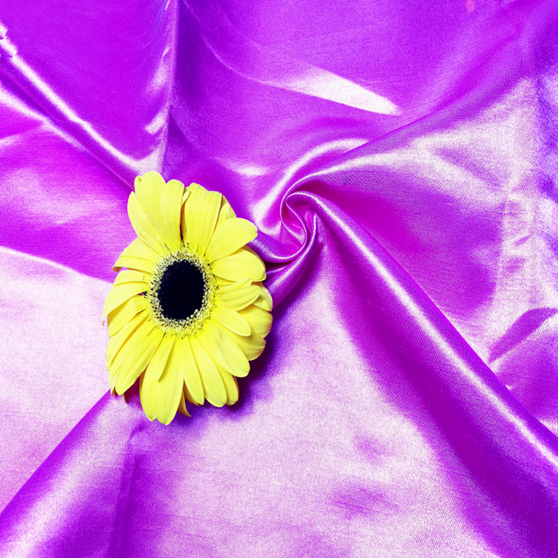 涤纶有光加密缎面色丁布料柔顺丝滑婚礼家居女士睡衣仿真丝面料