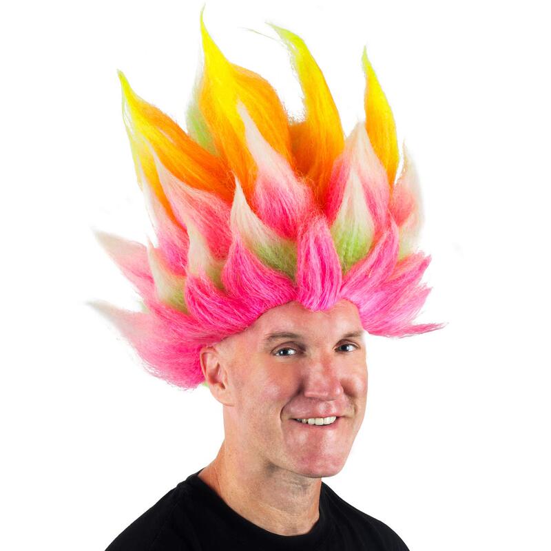 Super Saiyan Colorful Dragon Ball Wigs for Adults and Children Anime Cosplay Performance Hairpieces Wholesale from Manufacturer
