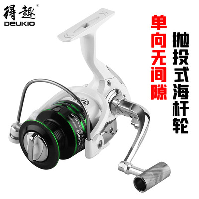 All metal Fishing vessel Long shot round Rock Fishing Sea pole wheel Spinning Wheel Fishing vessel Fishing reels Fish line Wheel Manufactor wholesale