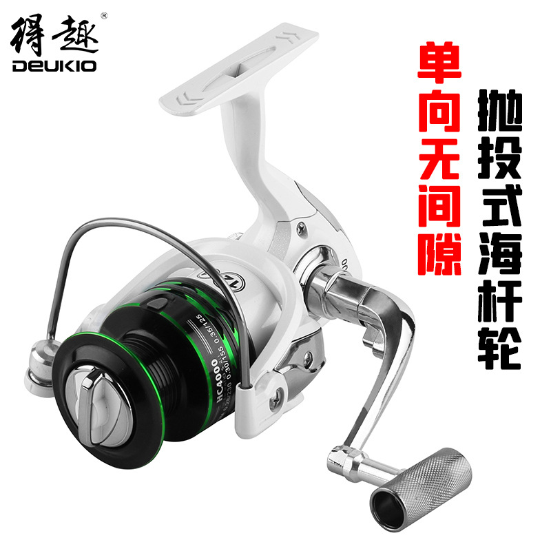 All metal Fishing vessel Long shot round Rock Fishing Sea pole wheel Spinning Wheel Fishing vessel Fishing reels Fish line Wheel Manufactor wholesale