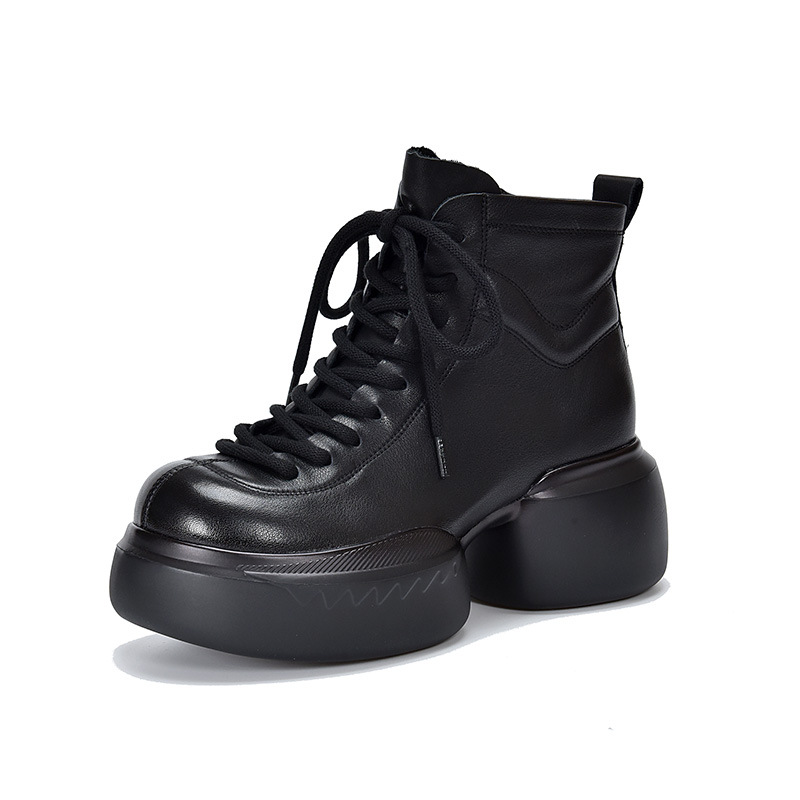 以一 Демисезонные высокие флисовые короткие сапоги на платформе для отдыха