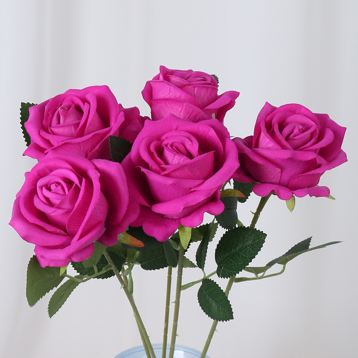 싱글 로즈(플란넬) 로즈 레드