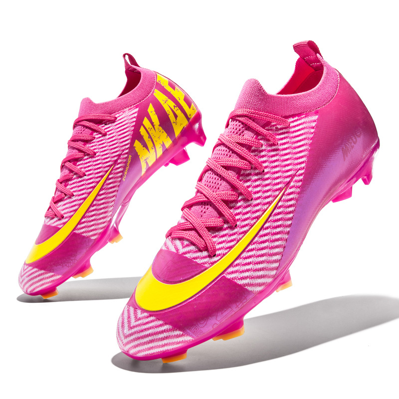 Nuevas zapatillas de fútbol transfronterizas, tachuelas largas, zapatos de entrenamiento para jóvenes para hombres y mujeres, FOOTBALL BOOTS
