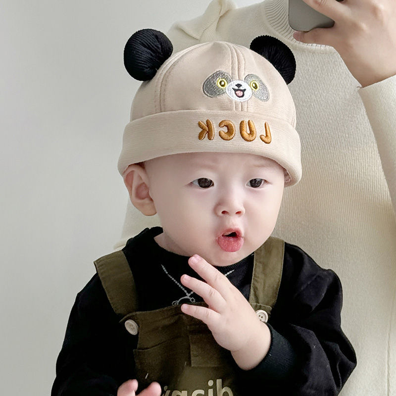 Sombreros para bebés otoño y invierno super lindos para niños pequeños Sombreros para niños pequeños Sombreros de piel de melón para bebés de primavera y otoño