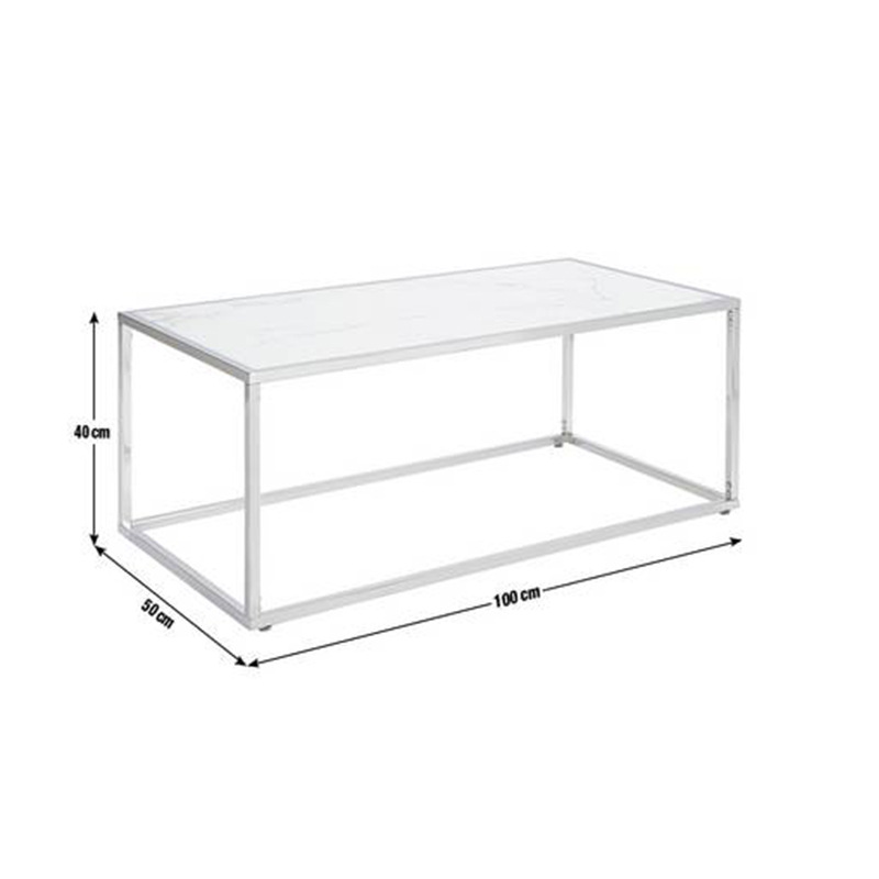 Amazon exporta mesa de té de tabla de roca, mesa de café de lujo de alta calidad en la sala de estar nórdica