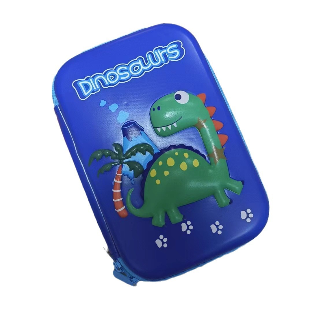 Caja de papelería 3D de dibujos animados de gran capacidad EVA lápiz caso niños lápiz caso multifuncional de múltiples capas de papelería al por mayor