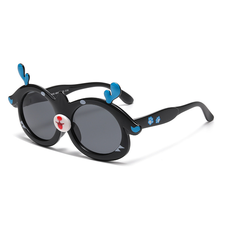 Dicha caricatura coreana ins niños gafas de sol gafas de sol marea para niños bebés niñas bebés gafas de sol