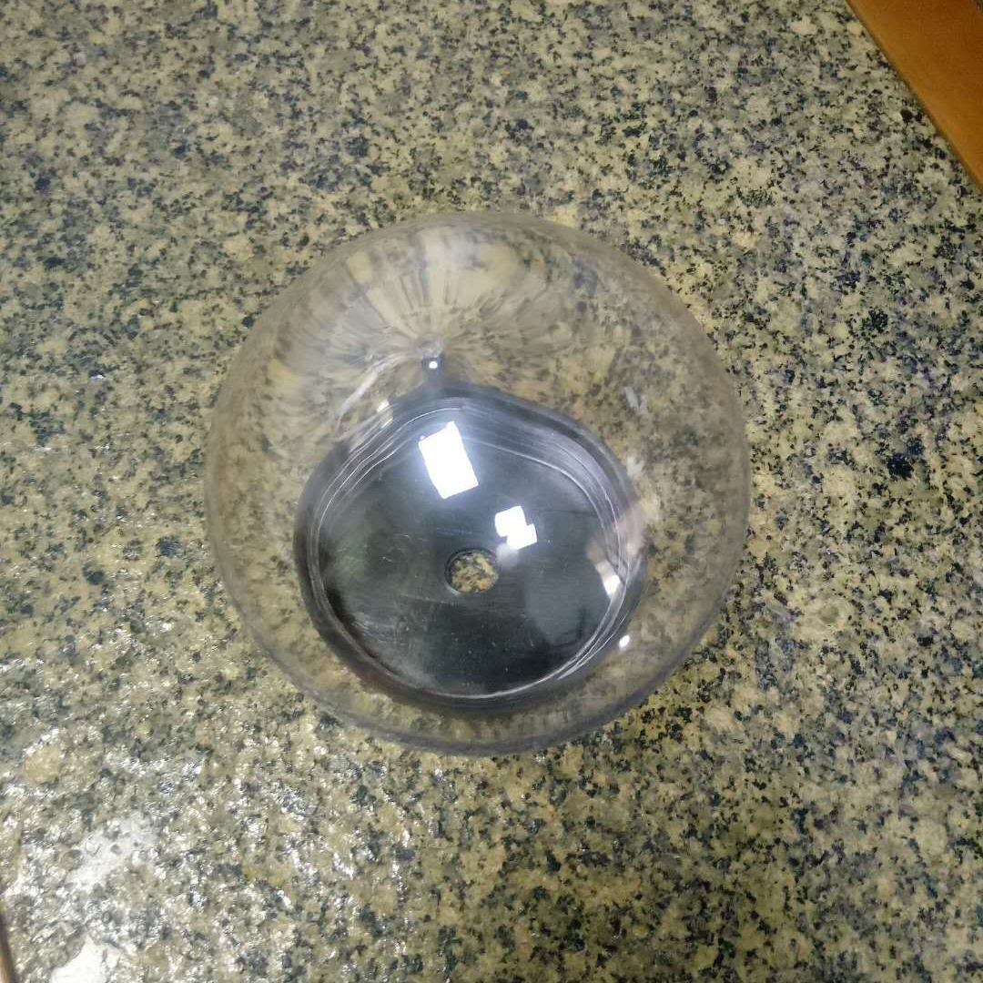 투명 볼 그늘 100MM 플라스틱 아크릴 PC 나사 치아 라운드 LED 볼 블리스 터