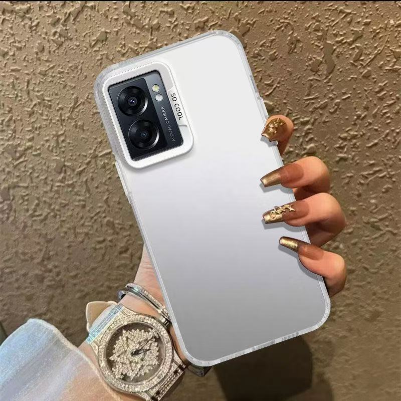 La nueva carcasa plateada de color se aplica a la carcasa del teléfono OPPOREALME10PRO X6PRO mate 12PRO/10PROPLUS