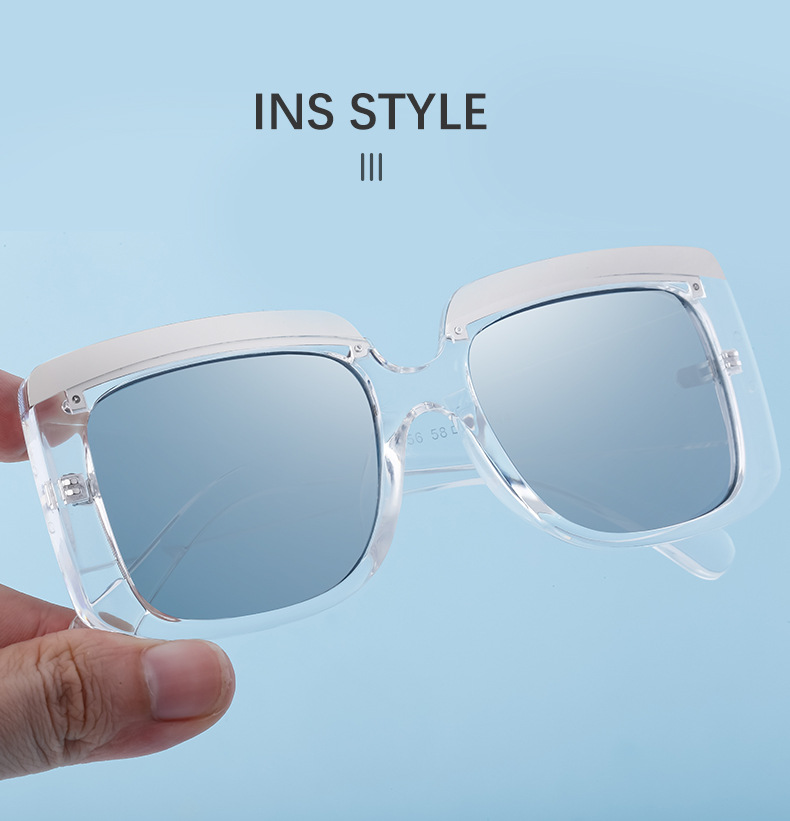Box Sonnenbrille Für Damen Und Herren Mit Großem Rahmen_voghion.com