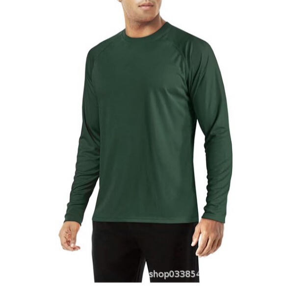 Men's Long Sleeve Shirt UPF 50 UV Sunscreen Sweatshirt Suitable for Hiking Running Exercise Sun Protection Clothing