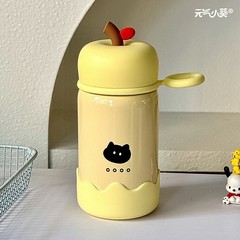 儿童可爱卡通保温杯316不锈钢简约小众不撞款学生便携迷你口袋杯