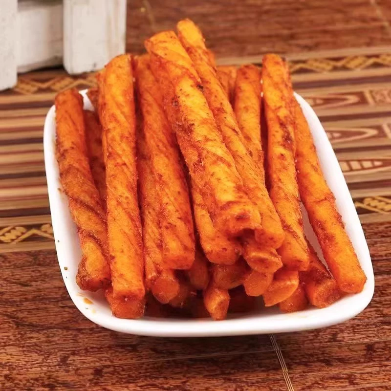 Вегетарианские острые палочки в стиле говяжьих сухожилий (Jialong), вкус Jinjin, 18 г × разные упаковки