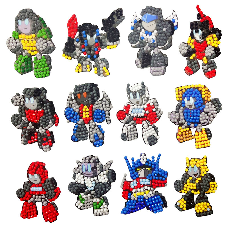 2024 nuevo estilo 5d princesa de dibujos animados pegatinas gratis pintura de diamantes artesanía para niños pegatinas decorativas de bricolaje pegatinas de refrigerador