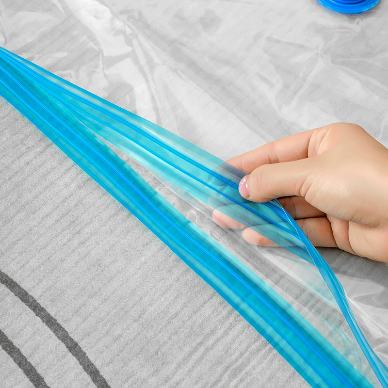 Vacuum Duvet Storage System for Home Use with Reusable Bags and Pump Options