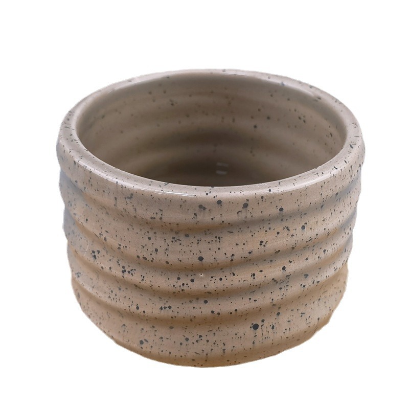Selección estricta de tazas de velas de incienso cerámico, rociadores circulares nórdicos, decoración del hogar interior, adornos de mesa de velas, contenedores de velas image 6