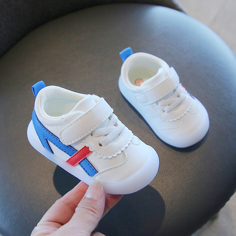 Bebé Niño Zapatos de los hombres de fondo suave 0-1-2 Años de Edad medio Bebé Zapatos de primavera y otoño de las mujeres transpirable infantil zapatos antideslizantes