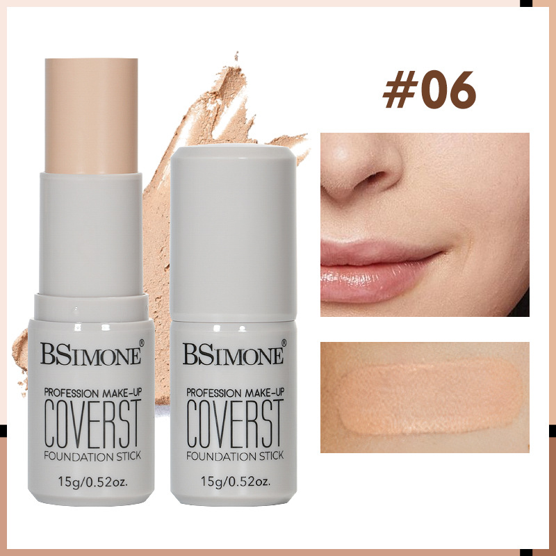 Barra de Base de Maquillaje Correctora, De Larga Duración, Corrector de Poros, para Maquillaje Facial