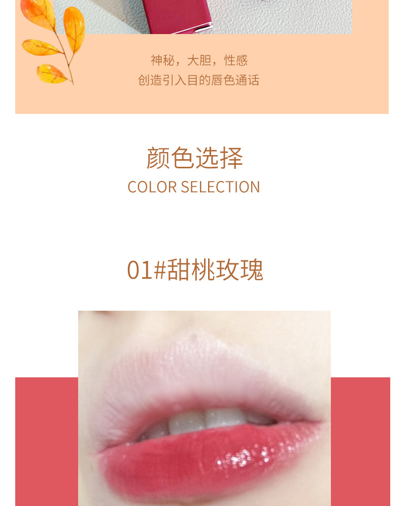 HERORANGE~ New Cloud Mist Light Lip Gloss, Water Mist Lip Lotion, matte Lipstick, Velvet brick Red, Whitening ladies in autumn and winter undefined
