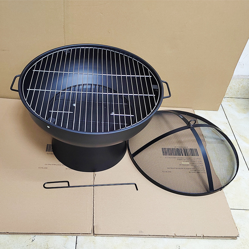 Fabricante de origen con tapa de red, estufa, parrilla, parrilla, parrilla, BBQ, estufa grande, estufa de columna de 22,5 pulgadas