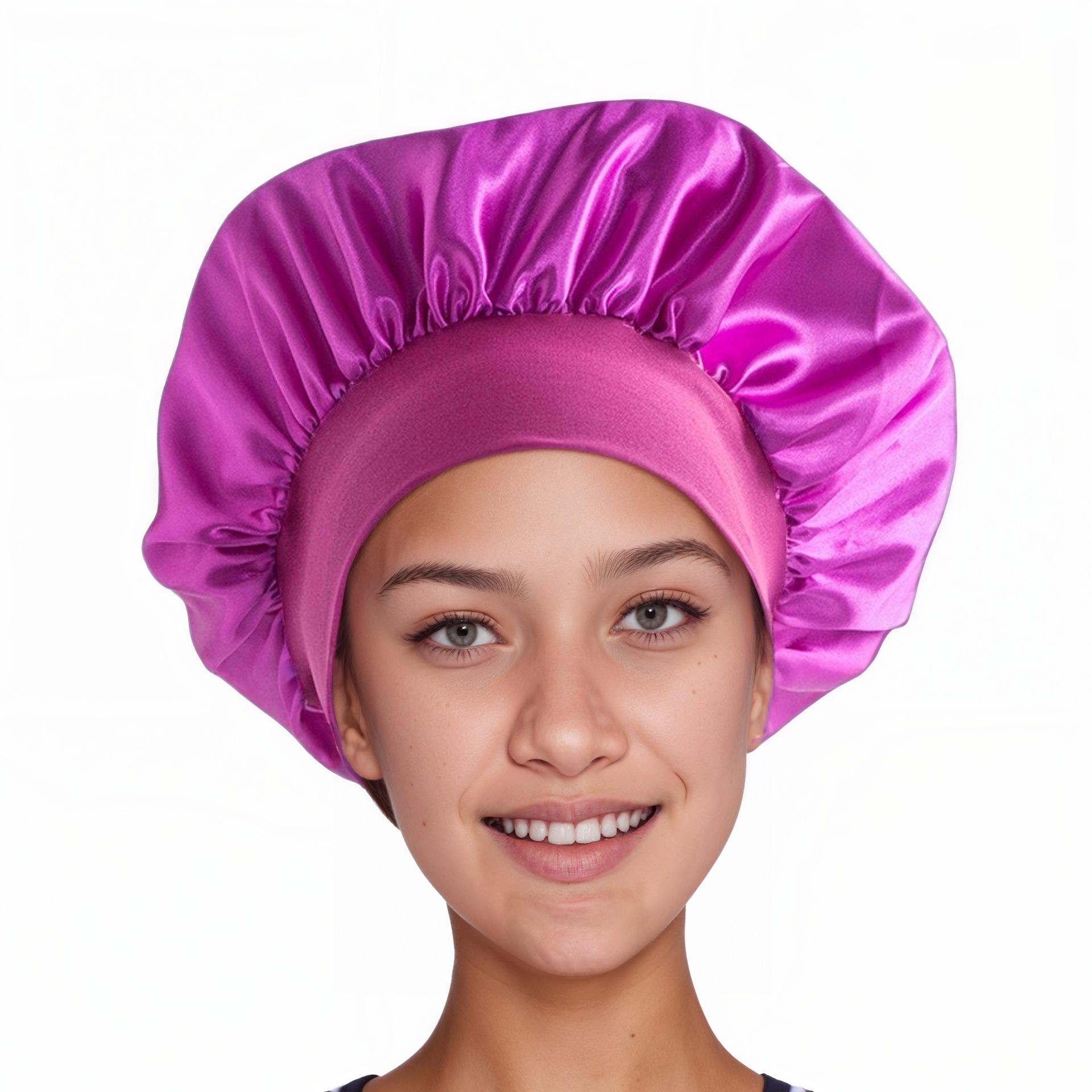Amazon ventas transfronterizas europeas y americanas gorras de dormir de seda elástica gorras redondas gorras de pelo para bebés