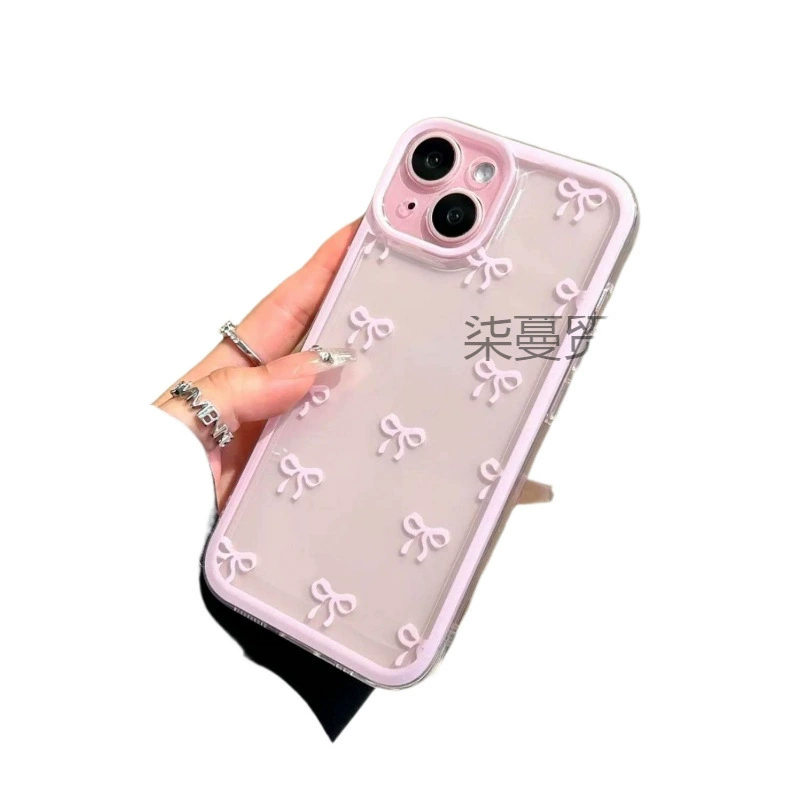 Apple совместимый iPhone 1615 с лентой-бантом, чехол для телефона, iPhone16 Pro, iphone, 15promax, 11