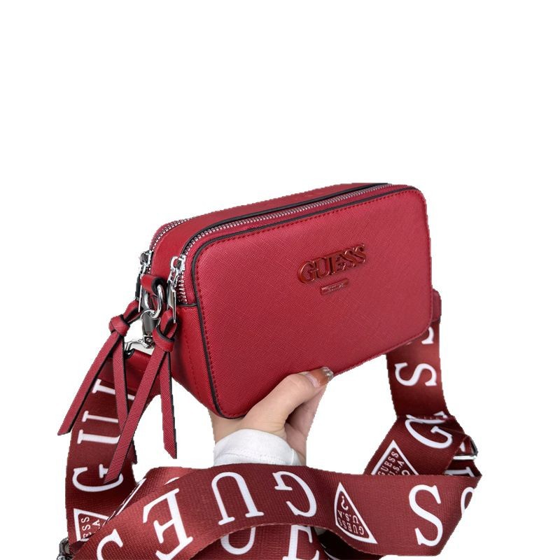 Patrón cruzado comercio exterior transfronterizo nuevo bolso de cámara letra de un solo hombro mensajero bolso femenino bags mensajero portátil pequeño bolso cuadrado marea