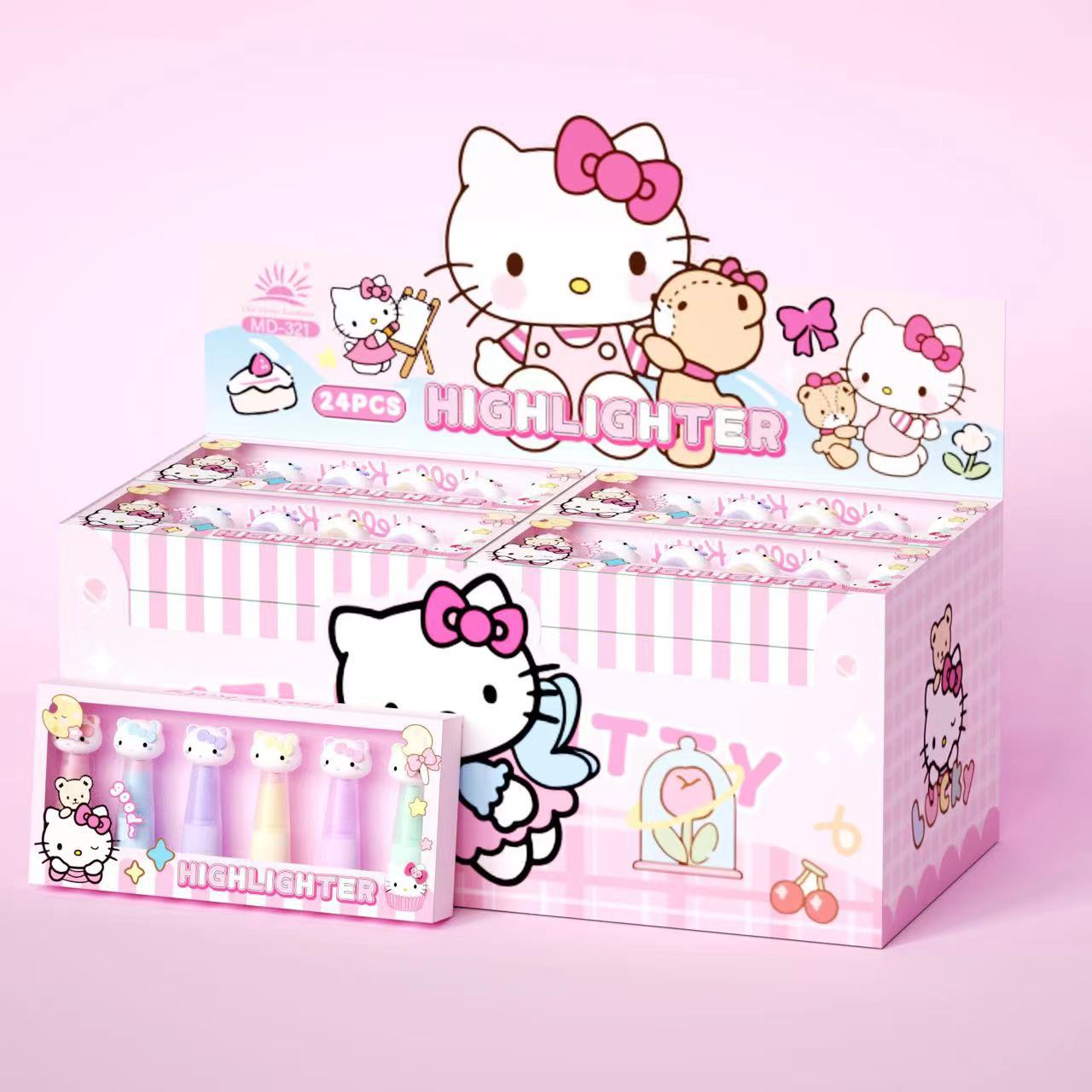 Papelería escolar Kapibala resaltador de alto valor carpincho de dibujos animados de alto valor bolígrafo de color marcador juego de regalo para estudiantes