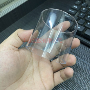 quicksand fluorescent stick high transparent acrylic round tube plexiglass tube back cover fish tank flange aquarium