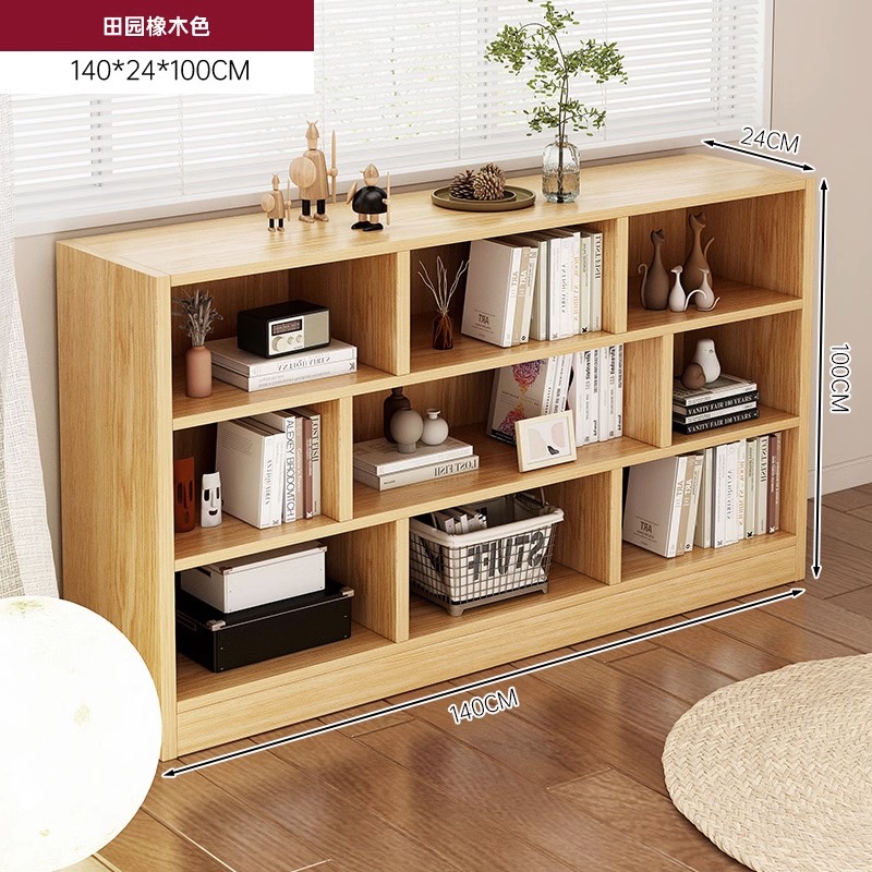 Estante de libro Estante de piso Gabinete combinado sala de estar Gabinete de almacenamiento doméstico Gabinete de almacenamiento Gabinete de exhibición de dormitorio Gabinete de libros simple