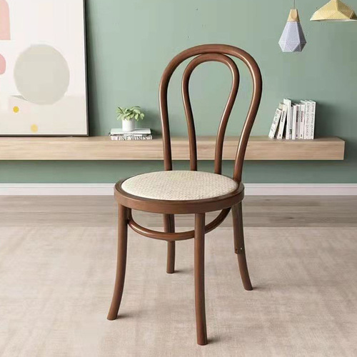 All solid wood antique carved dining chairs Ming and Qing Dynasty dining table backrests for home use in hotels, restaurants and restaurants, new Chinese style light luxury chairs