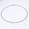 Universal fashionable necklace stainless steel, chain, city style