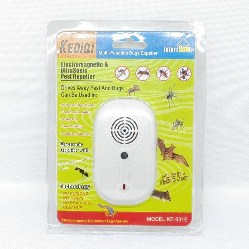 Ультразвуковой электронный репеллент от насекомых бытовой многофункциональный репеллент от тараканов мышь геккон репеллент летучая мышь