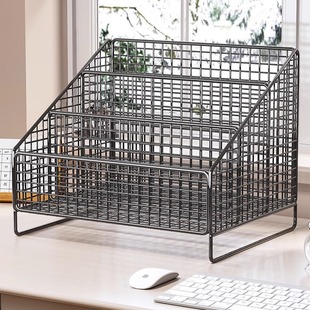Office Desktop Bookshelf Desk Storage Rack Dormitory Workstation Organization Artifact Kidsren's Storage Picture Book Rack Storage Cabinet
