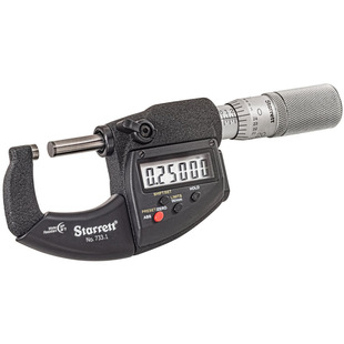 Starrett733.1 Series Digital Outer Diameter Micrometer 733.1MEXRLZ-25 733.1MEXRLZ-50
