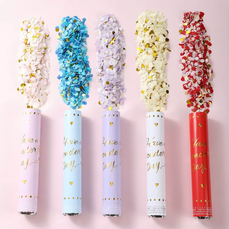 工厂直销批发礼花礼炮筒生日派对乔迁庆典婚庆结婚节庆手拧喷花筒