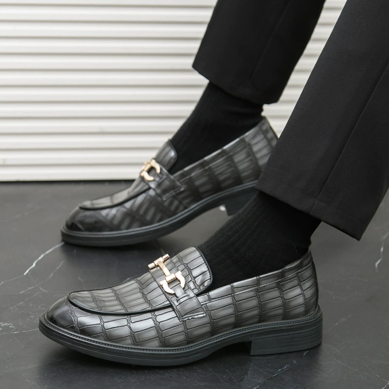 Мужские туфли для бизнеса и повседневной носки в британском стиле, корейские свадебные туфли, кожаные туфли-лодочки, мужские туфли больших размеров оптом