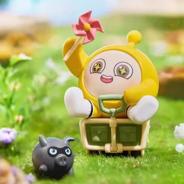 エッグボーイパーティー一緒にピクニックシリーズフィギュアブラインドボックス人気の子供のおもちゃフィギュア人形デスクトップ装飾品|undefined